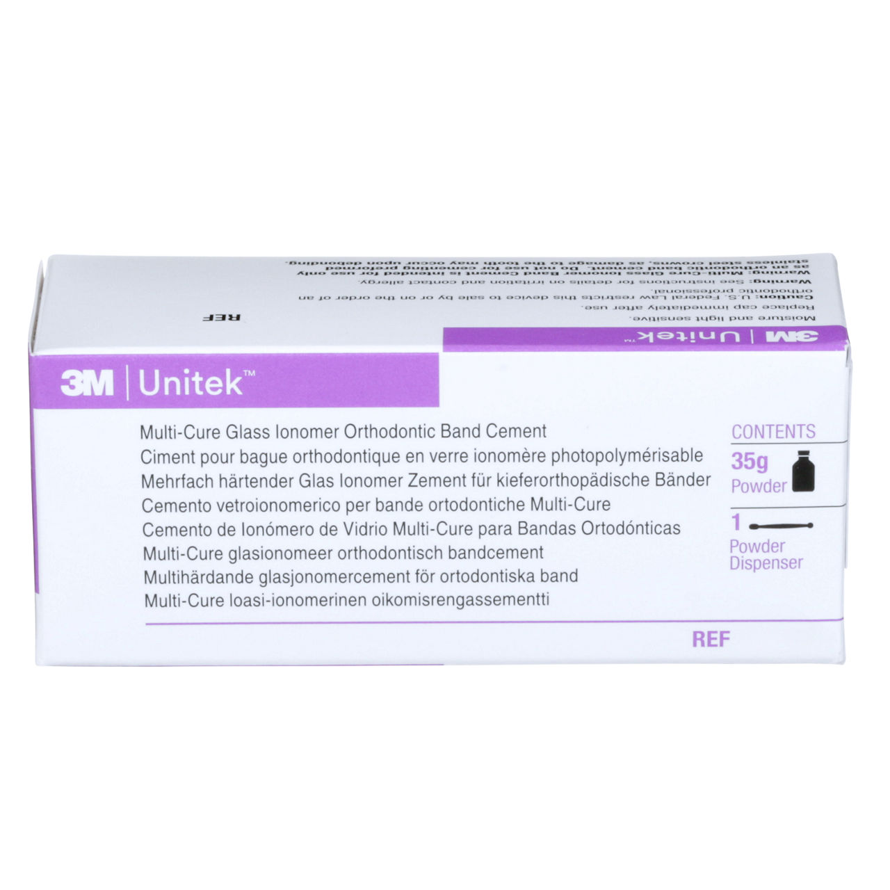 3M™ Unitek™ Multi-Cure Glass Ionomer Band Cement Powder, 712-051, 35g