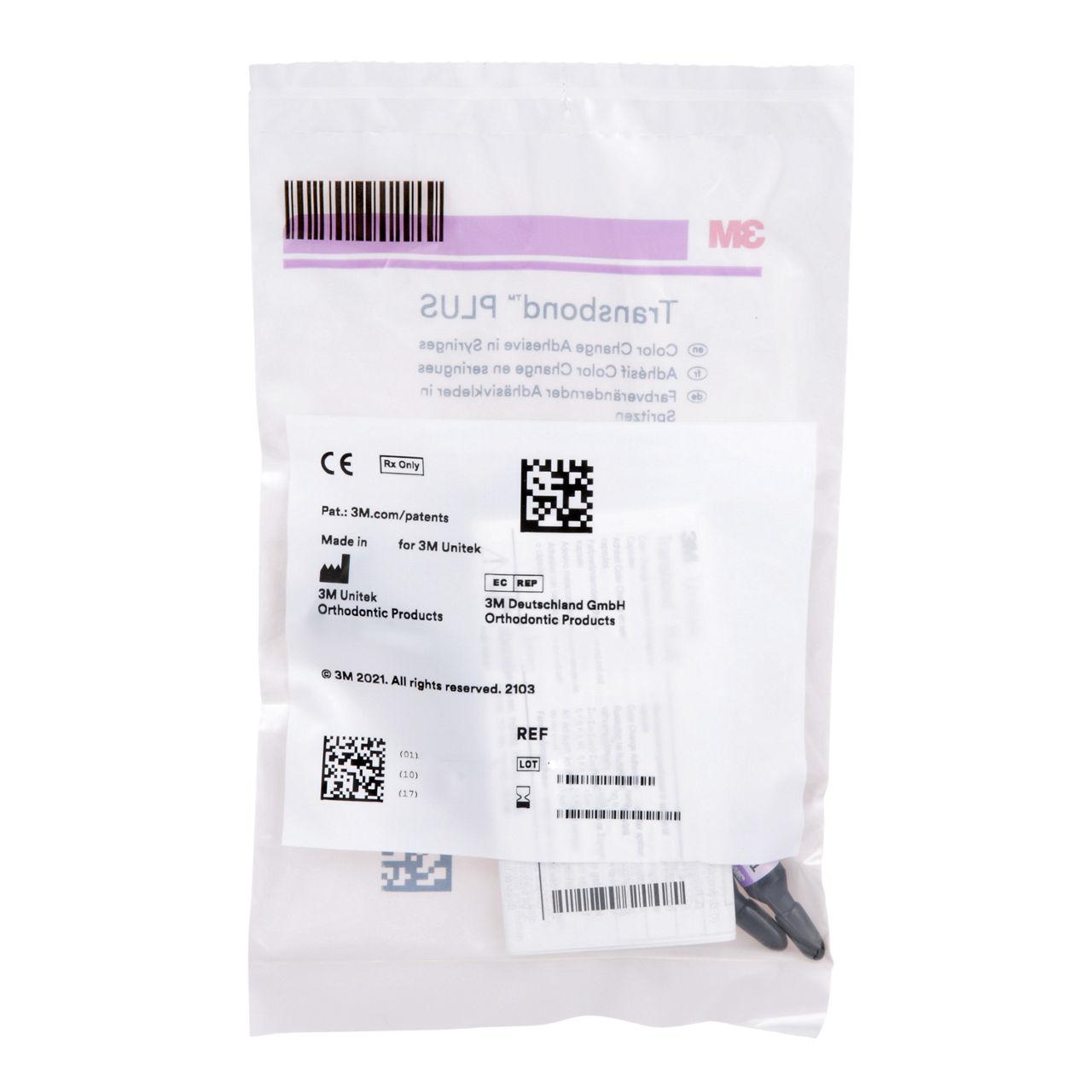 3M™ Transbond™ Plus Color Change Adhesive, 712-101, Syringe, 4g