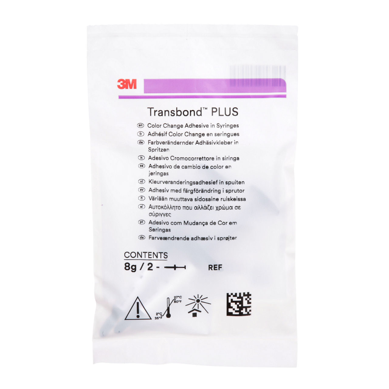 3M™ Transbond™ Plus Color Change Adhesive, 712-101, Syringe, 4g