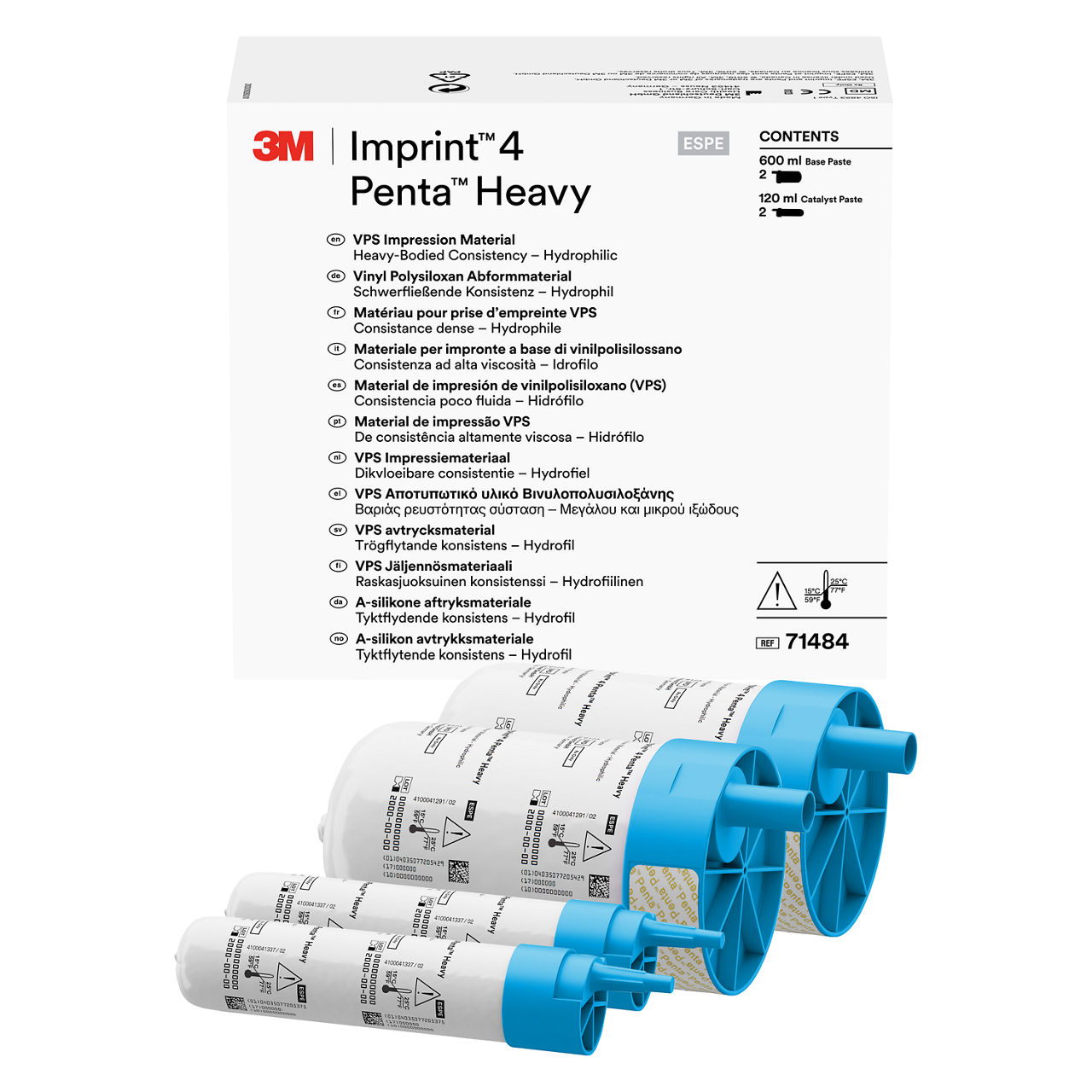 3M™ Imprint™ 4 Penta™ Heavy VPS Afdrukmateriaal Refill, 71484