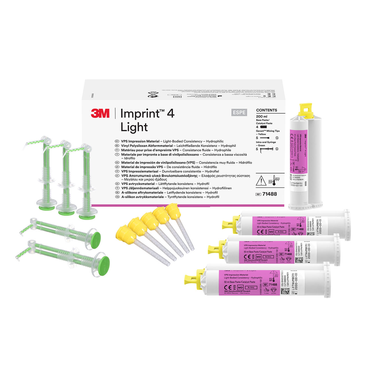 3M™ Imprint™ 4 Light Body VPS Afdrukmateriaal Refill, 71488