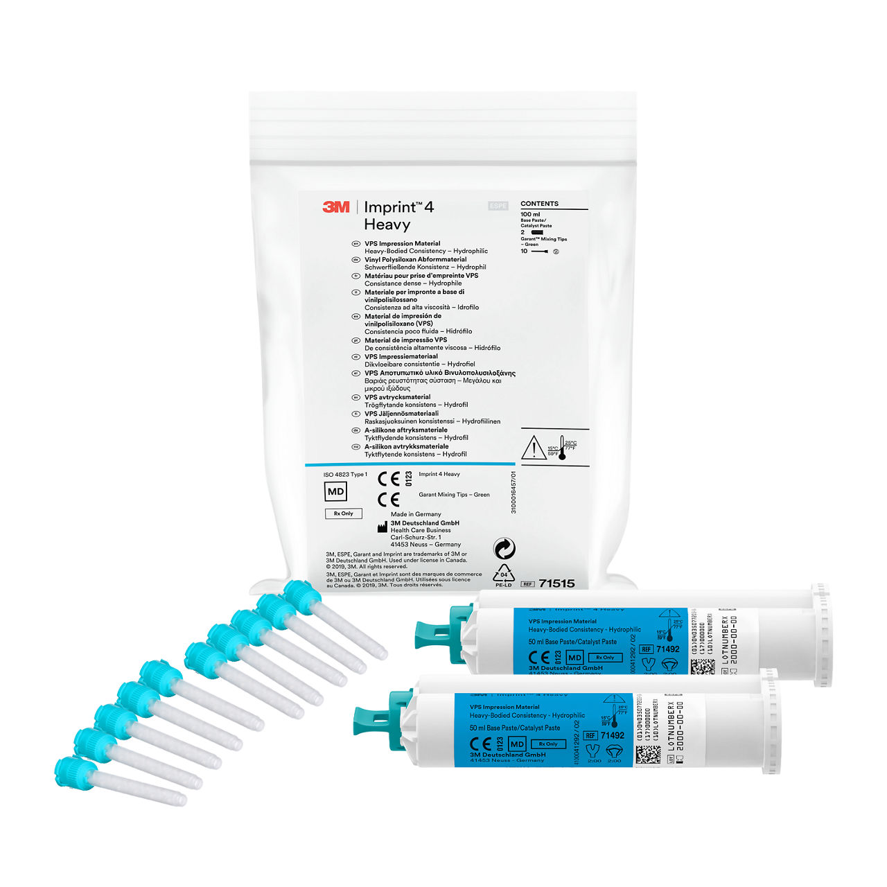 3M™ Imprint™ 4 Heavy VPS Impression Material Sample Pack, 71515