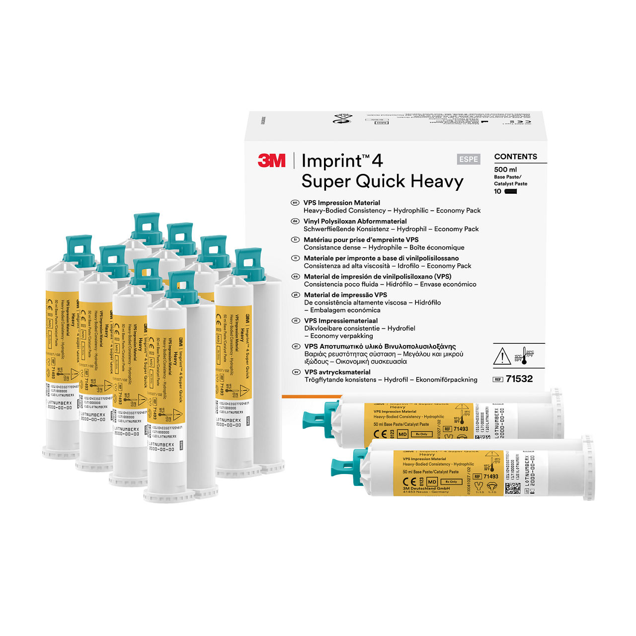 3M™ Imprint™ 4 Super Quick Heavy VPS Impression Material Economy Pack,71532
