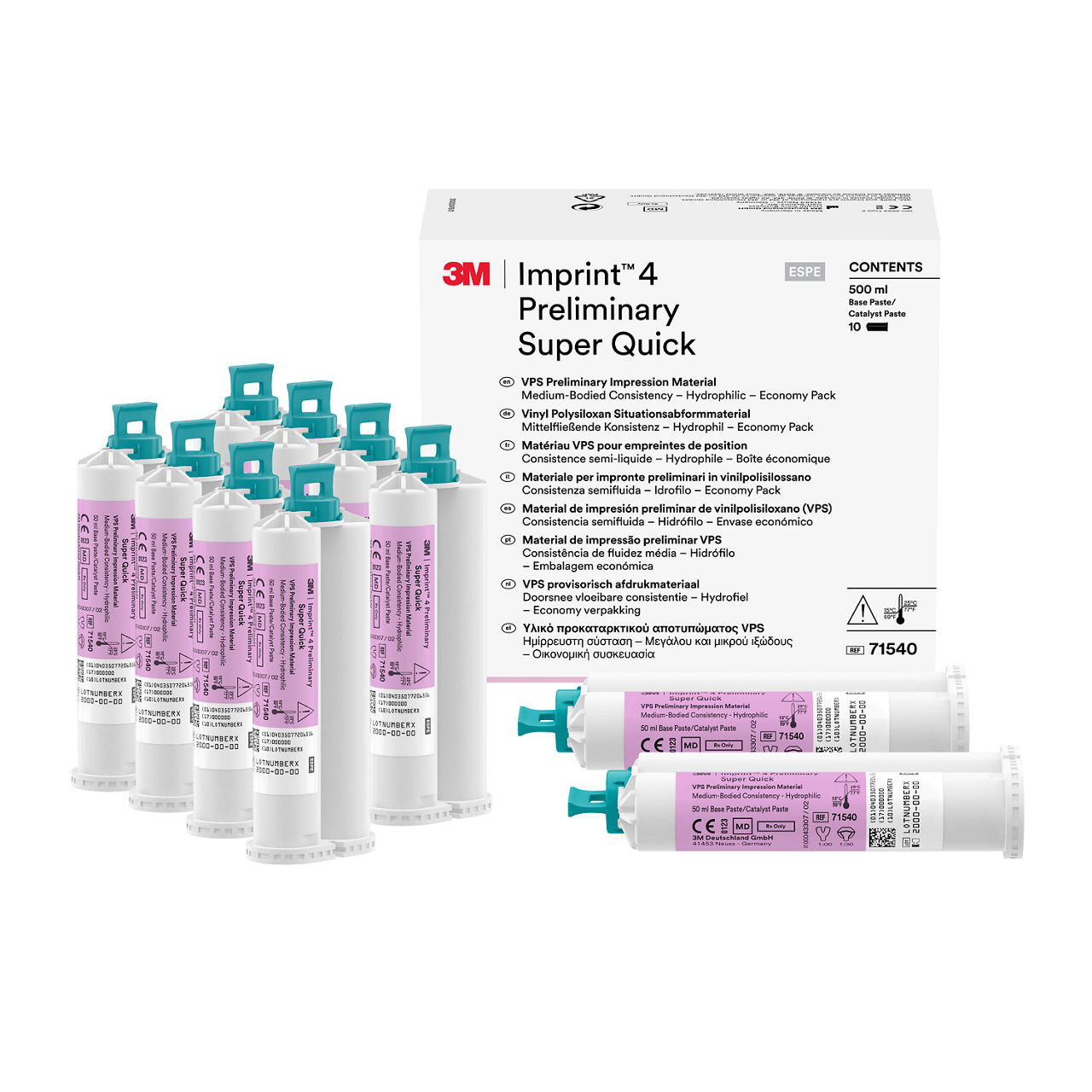 3M™ Imprint™ 4 Preliminary Super Quick VPS Preliminary ImpressionMaterial Economy Pack, 71540