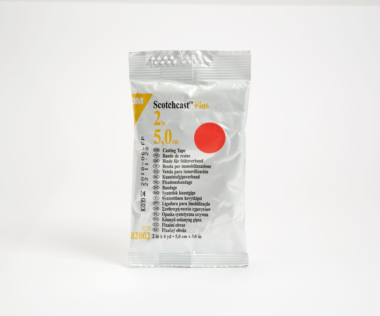 3M™ Scotchcast™ Plus Casting Tape, 82002R, 2" X 4 YD, RED, 10 Roll/Case