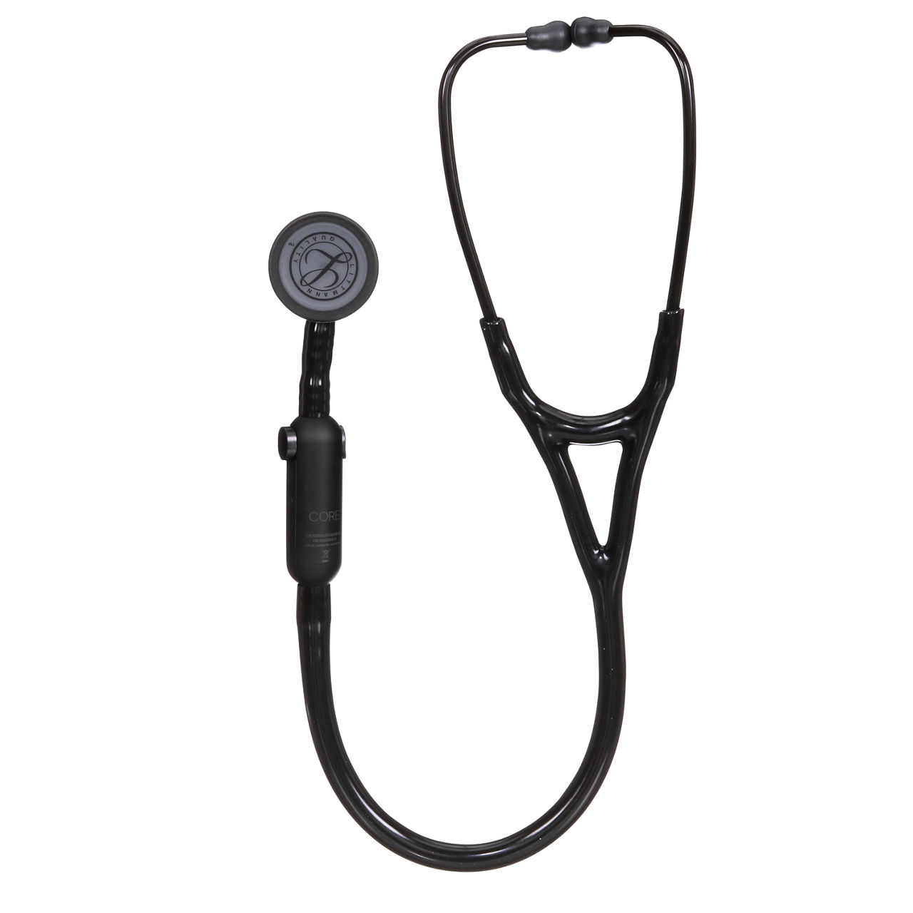 3M™ Littmann® CORE Digital Stethoscope, 8480,  Black Chestpiece, Black Tube,  27 inch