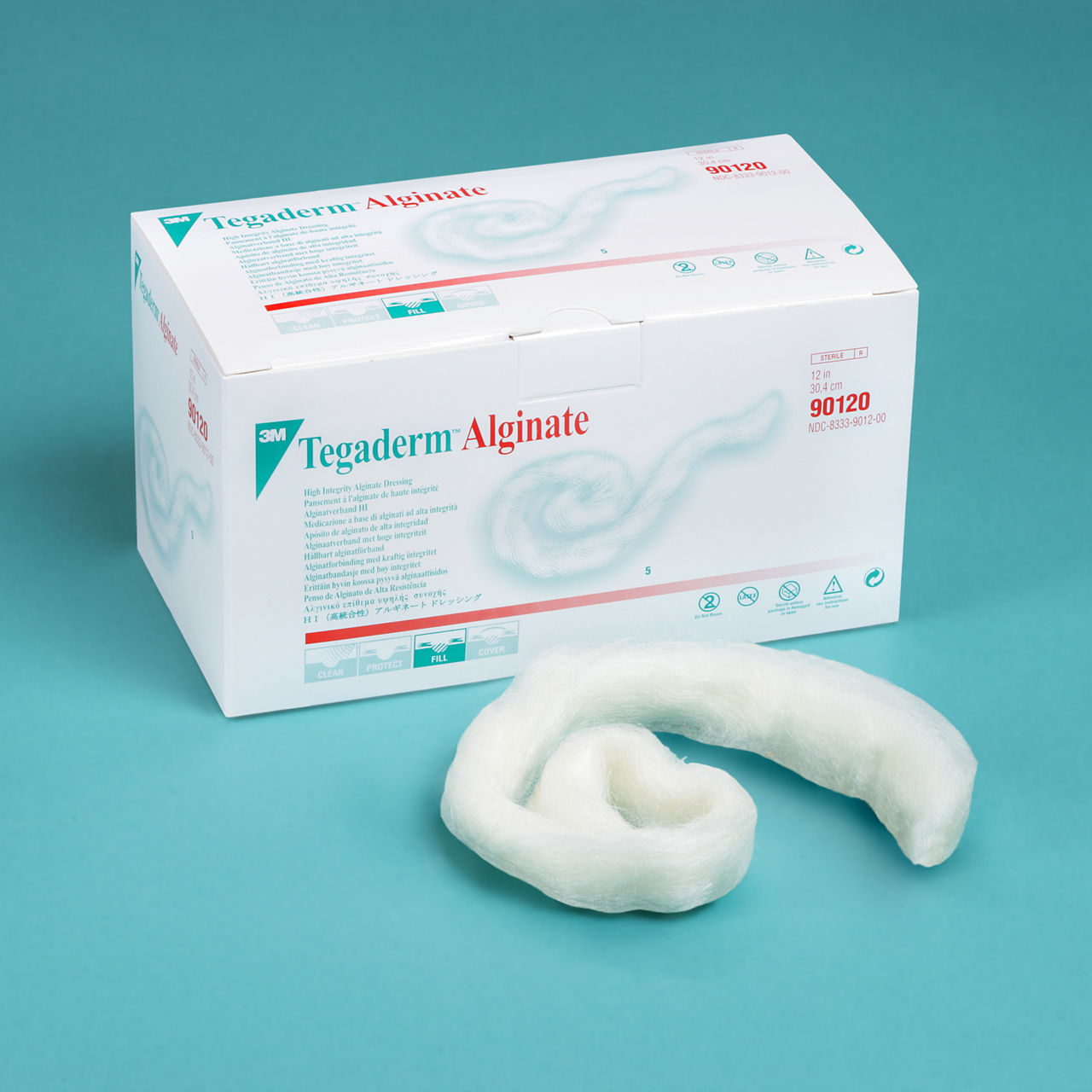 3M™ Tegaderm™ High Integrity Alginate Dressing 90120, Rope StyleDressing, 12 IN, 20 Bag/Case