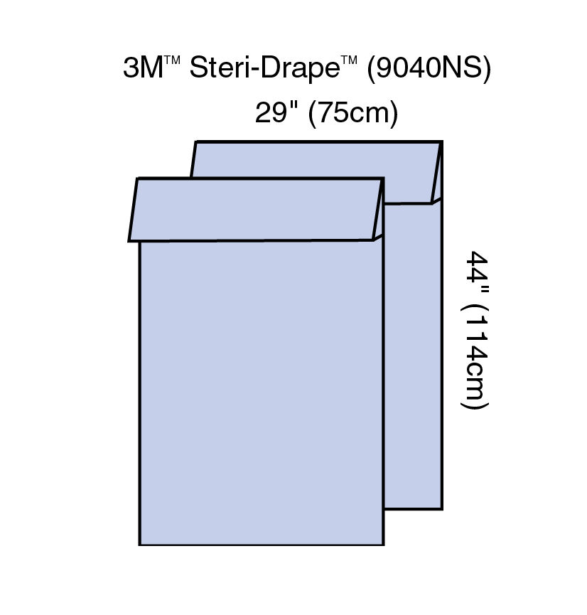 Drape Legging (Pair) Absorbent impervious material, Illus 9040NS