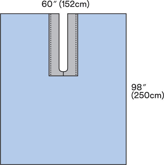 3M™ Steri-Drape™ Adhesive Split Sheet, 9000 Series