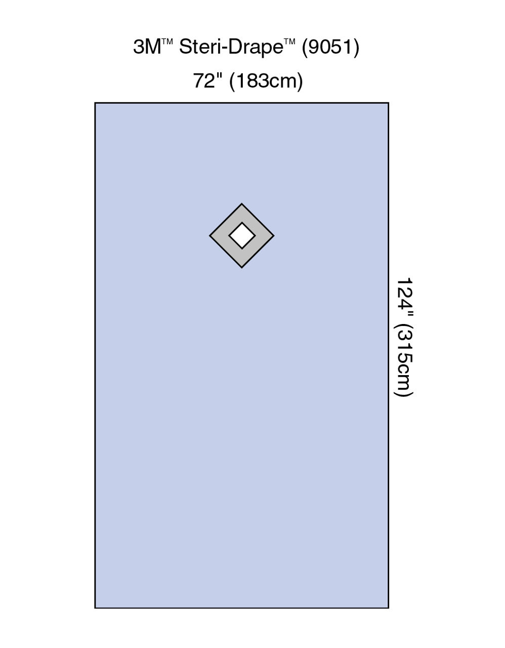 3M™ Steri-Drape™ Orthopaedic Surgical Pack, 9051, 183 cm x 315 cm,15/Carton, 2/Case