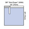 3M™ Steri-Drape™ Adhesive Towel Drape, 9084, Absorbent PreventionFabric, 40 Each/Carton, 4 Carton/Case