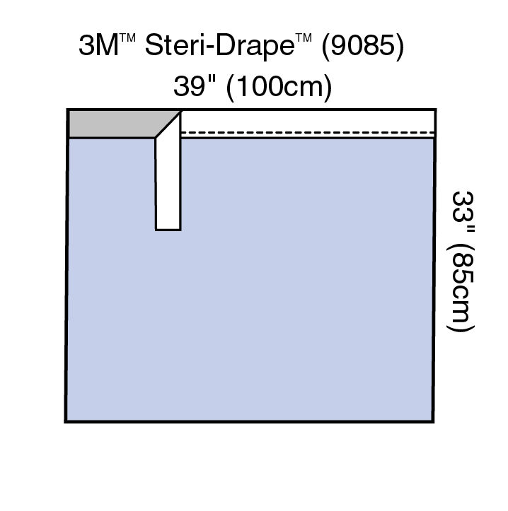 3M™ Steri-Drape™ Adhesive Towel Drape, Absorbent Prevention Fabric 9085