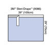 3M™ Steri-Drape™ Adhesive Towel Drape, Absorbent Prevention Fabric 9086