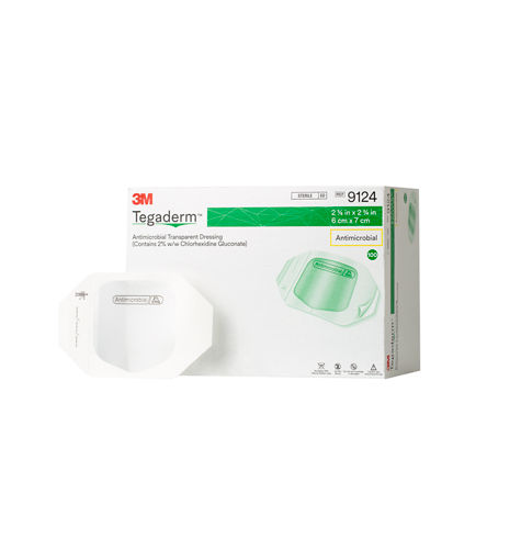 3M™ Tegaderm™ Antimicrobial Transparent Dressing 9124