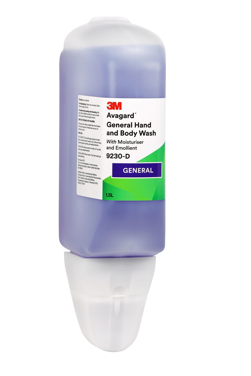 3M™ Avagard™ General Hand And Body Wash, 9230D, 1.5 L, 5/Case