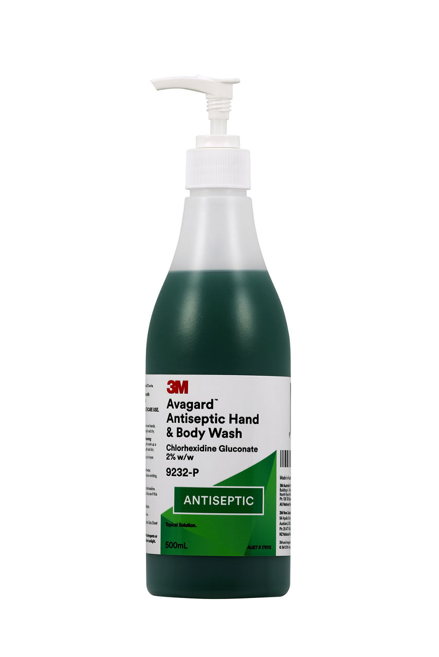 3M™ Avagard™ Antiseptic Hand And Body Wash, 9232P, 500 mL, 10/Case