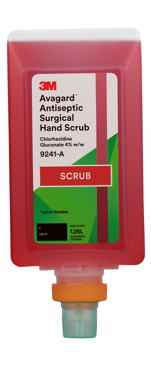 3M™ Avagard™ Antiseptic Surgical Hand Scrub, 9241A, 1.25 L, 6/Case