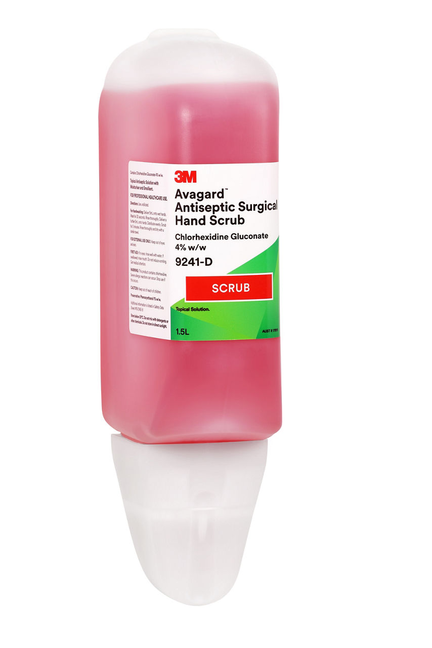 3M™ Avagard™ Antiseptic Surgical Hand Scrub, 9241D, 1.5 L, 5/Case