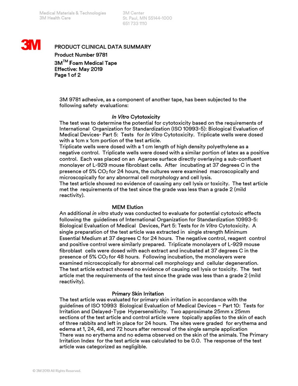 Microsoft Word - 3M 1773 ISO Clinical Summary May17.docx