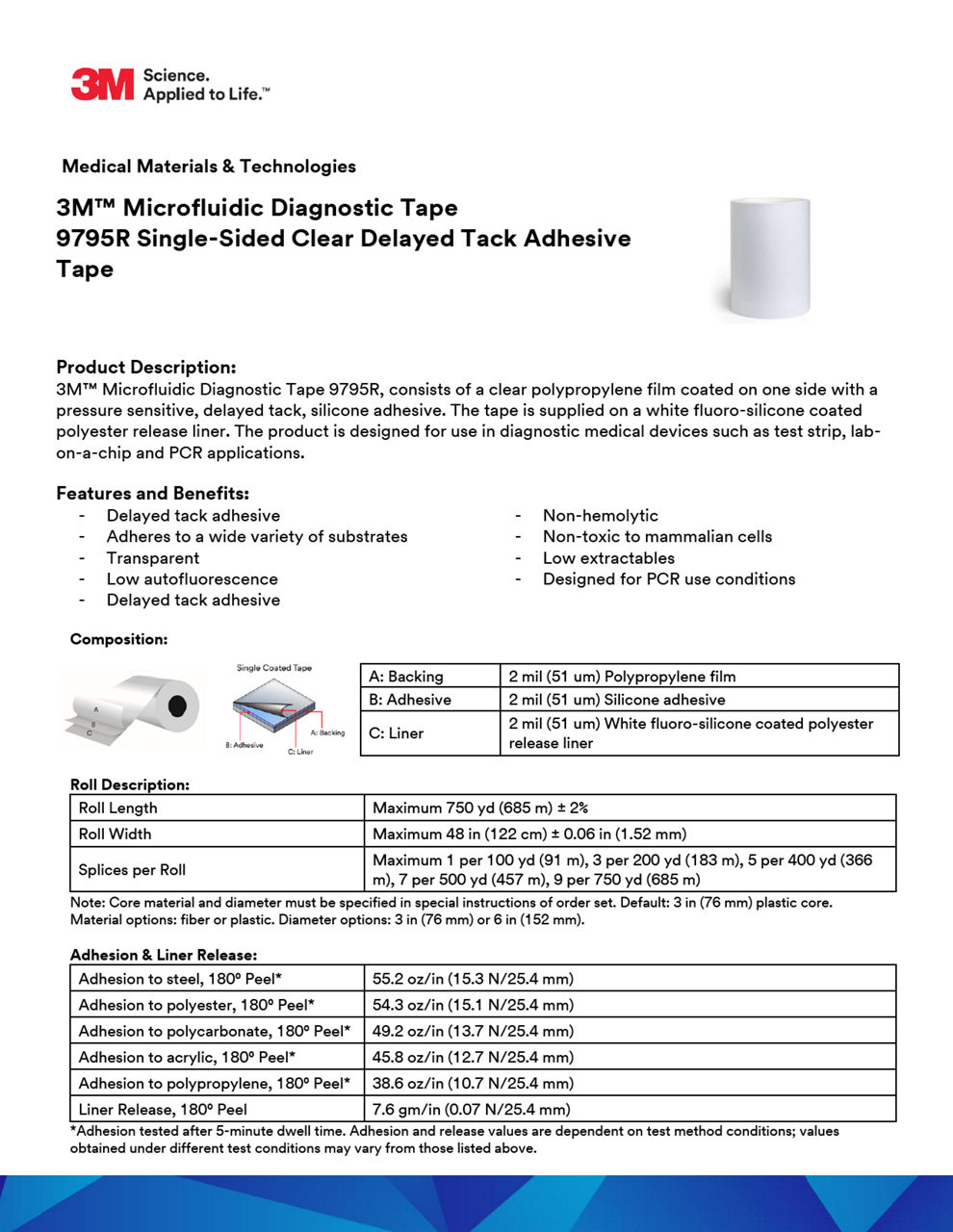 3M™ Microfluidic Diagnostic Tape