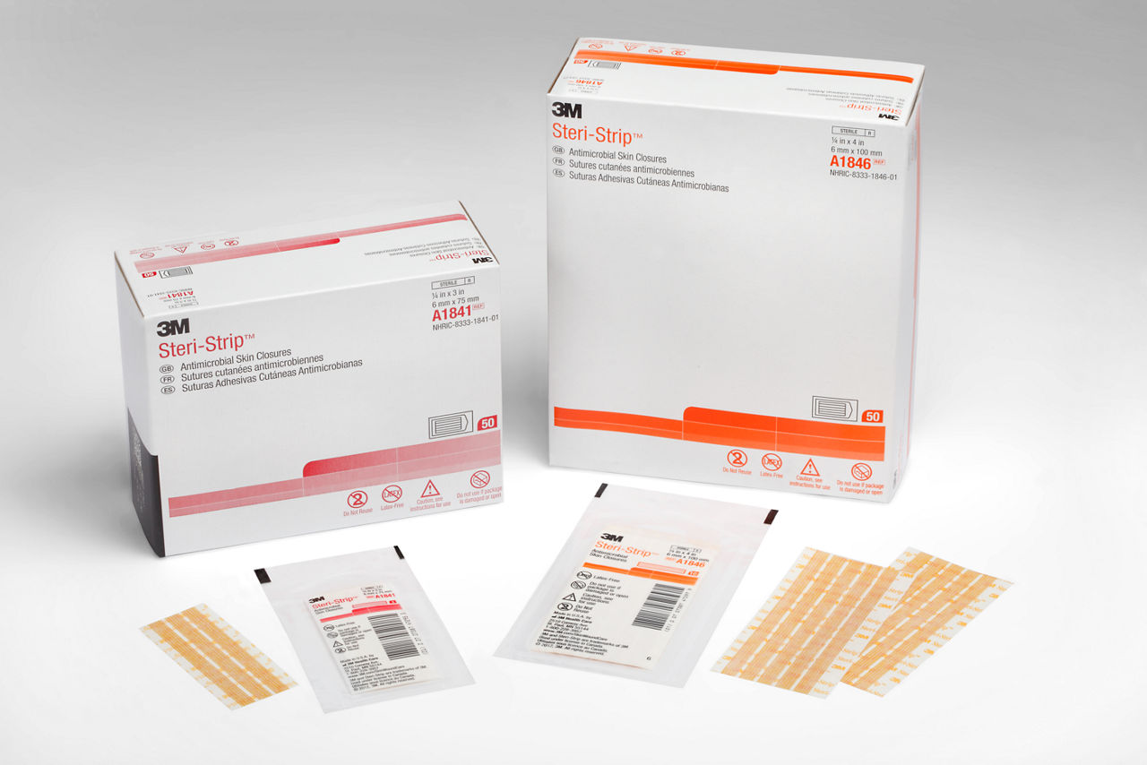 3M™ Steri-Strip™ Antimicrobial Skin Closures