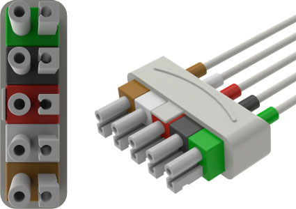 ECG Reusable Leadwire, 5-Lead, DSRLW5P29T