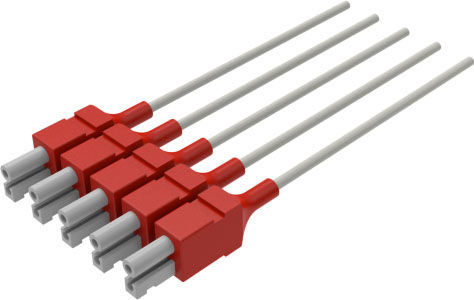 ECG Reusable Leadwire, 1-Lead pack of 5, Philips Comp, Snap Green,AA5114+5
