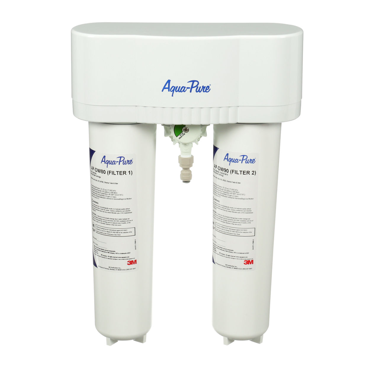 3M™ Aqua-Pure™ Under Sink Dedicated Faucet Water Filtration SystemAP-DWS1000LF, 5583103, No Faucet, 0.5 um, 6/Case