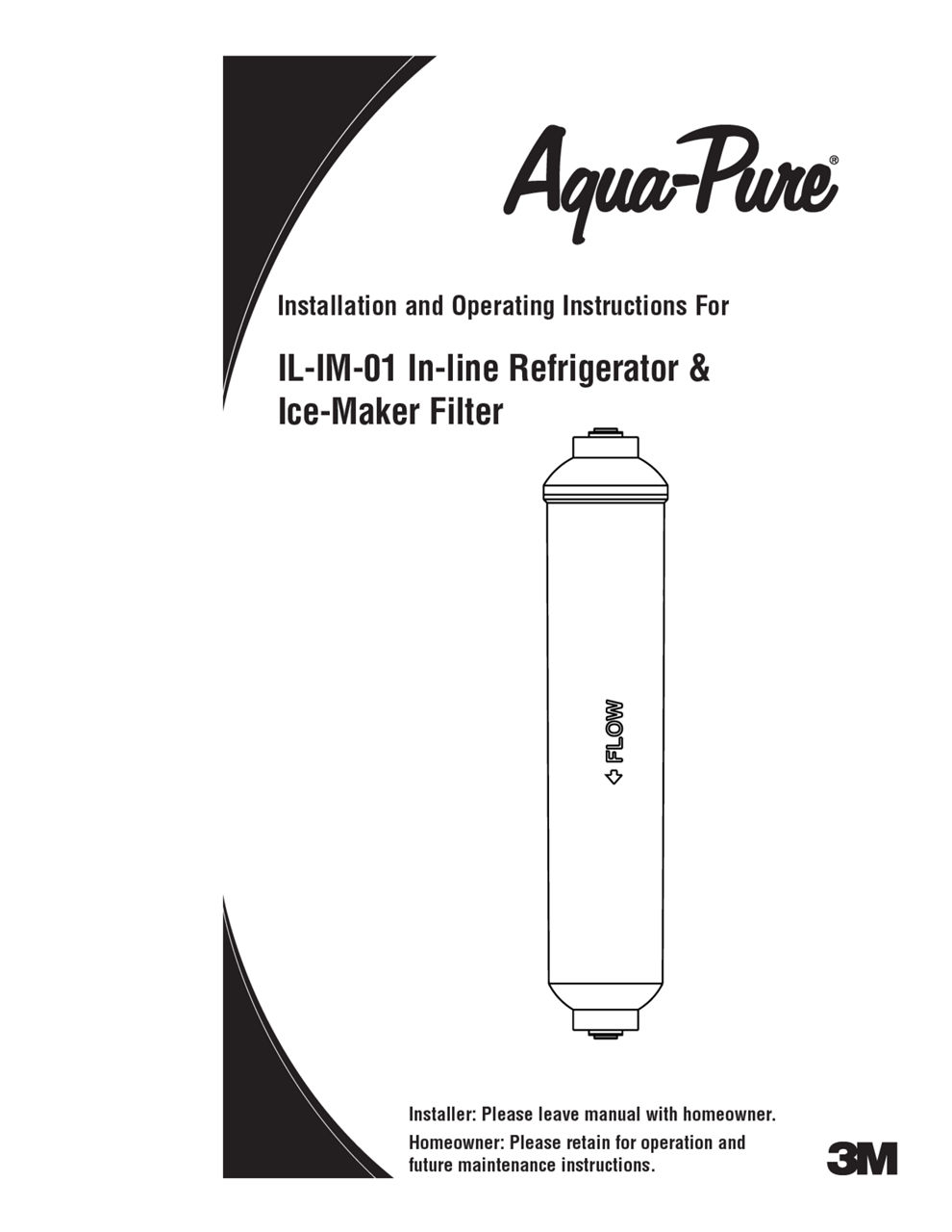 IL-IM-01 In-line Refrigerator & Ice-Maker Filter 