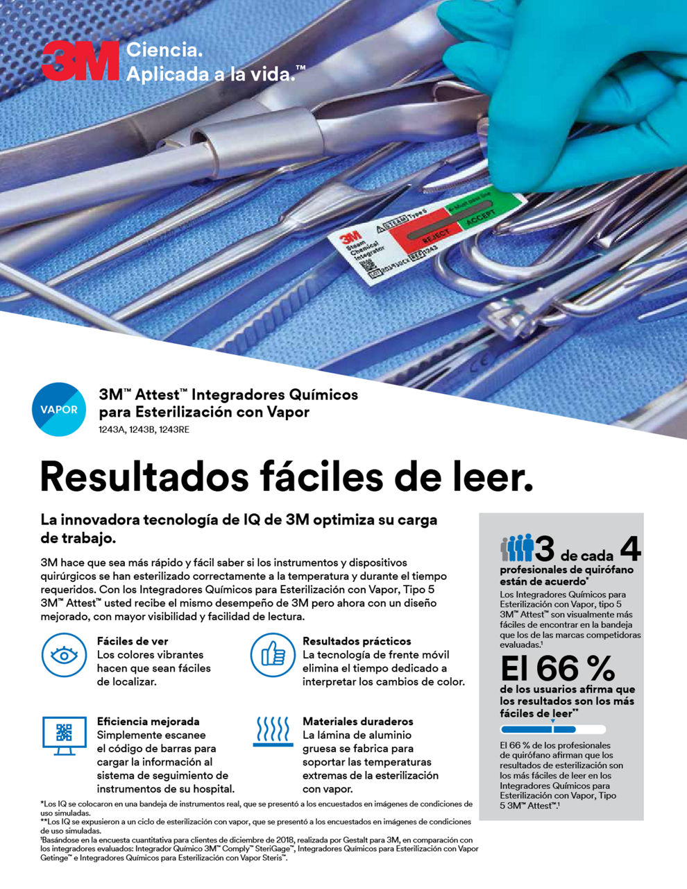 3M Attest Brochure Integrador Químico Tipo 5
