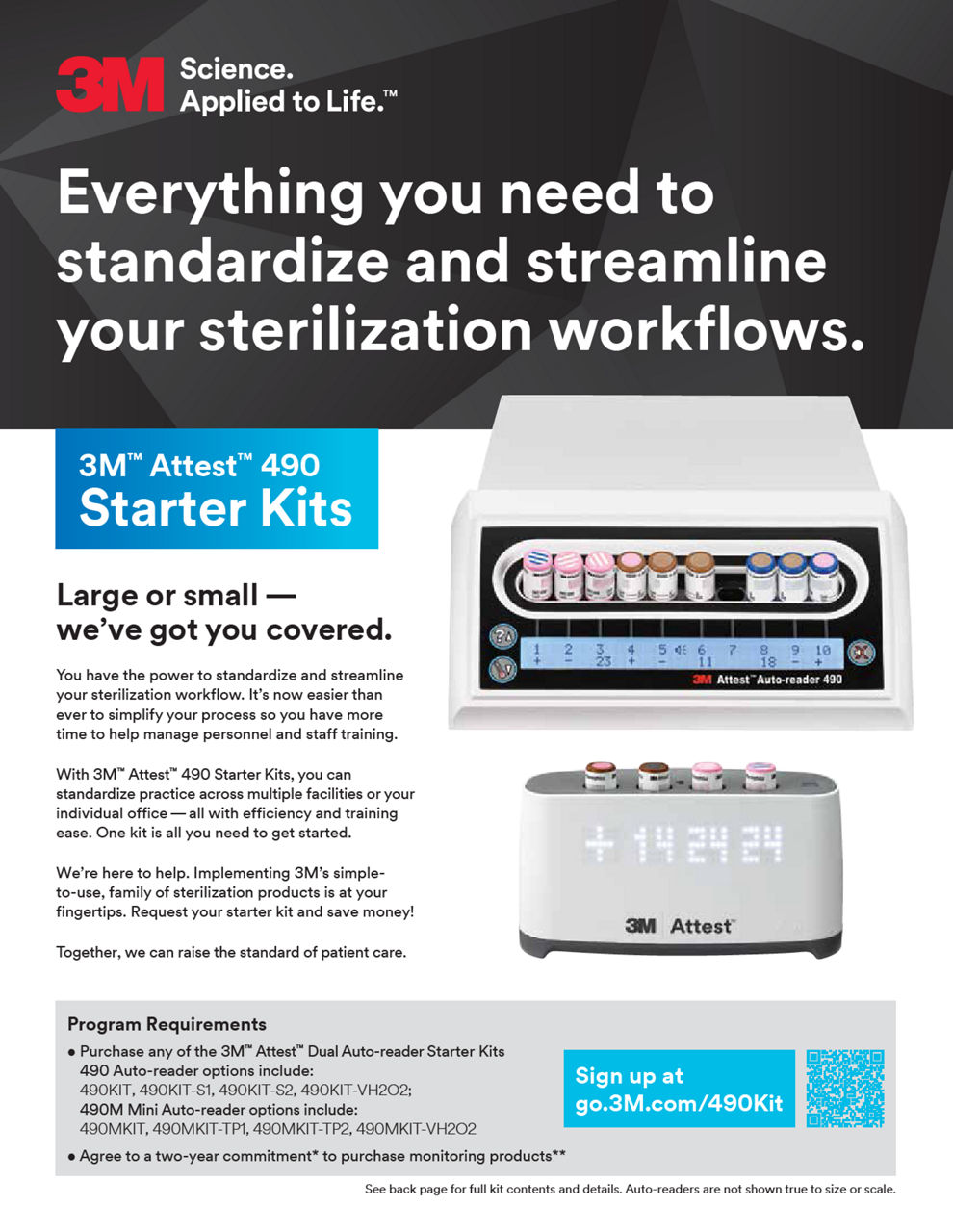 Everything you need to standardize and streamline your sterilization workflows. 