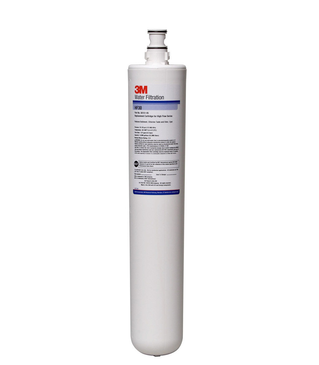 3M™ High Flow Series Filter Cartridge HF30, 5615105, 0.5 um NOM, 14000gal, 4/Case