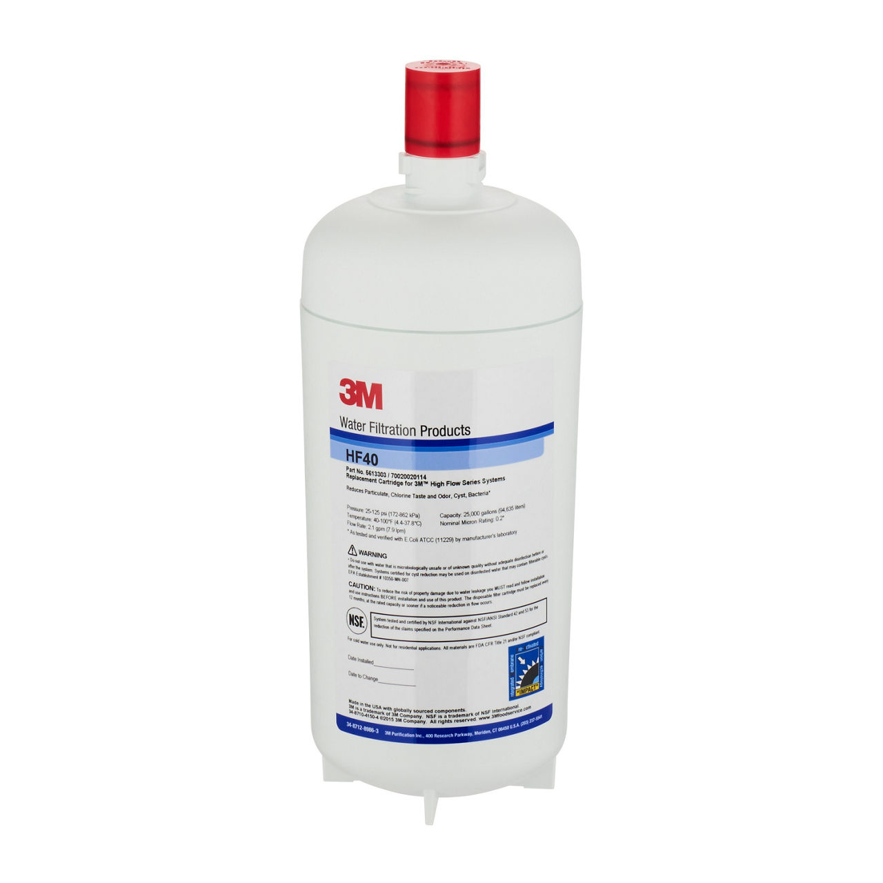 3M™ 除菌級高流量淨水系統 HF40, 5613303