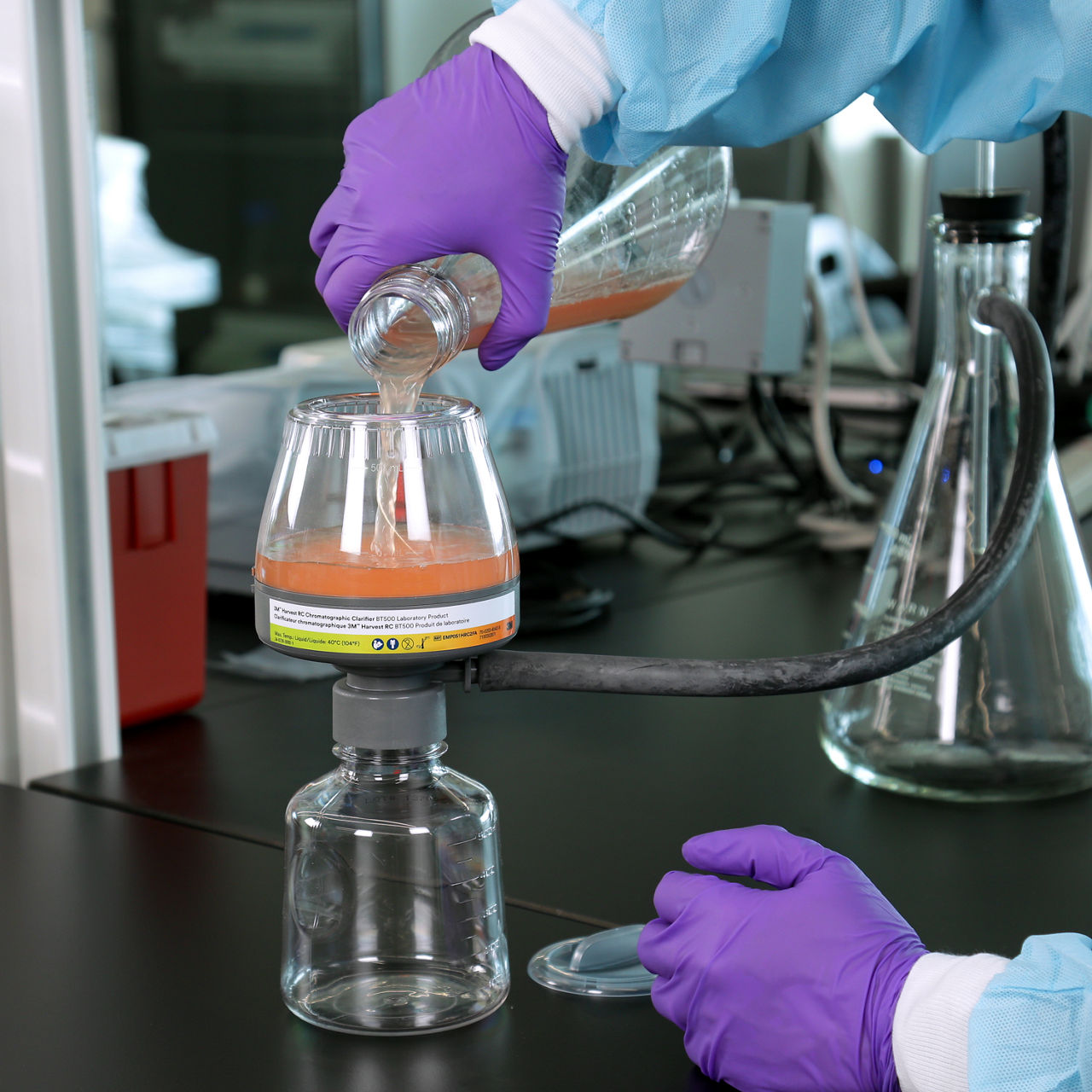 Speed up the discovery process with 3M™ Harvest RC Chromatographic Clarifier, BT500