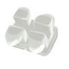 3M™ Unitek™ Gemini Clear Ceramic Brackets, 117-301, .022, UL1, 17T/4A, 10/Pk