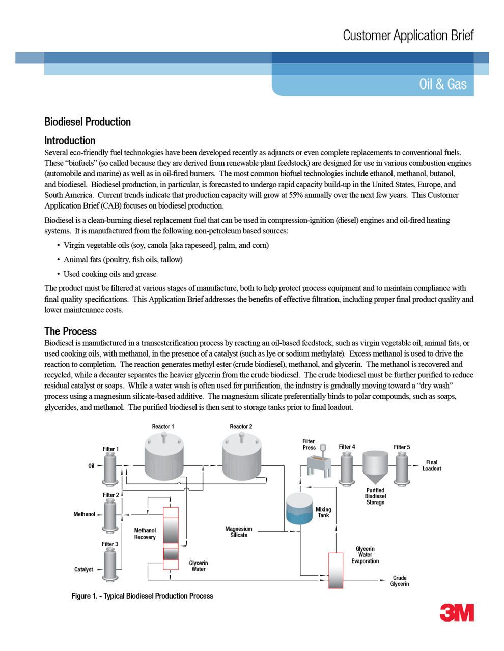 CAB-Filtration in Biodiesel Production