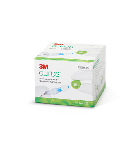 Tampa Protetora 3M™ Curos™ com Álcool para Desinfecção de Conectores Sem Agulha