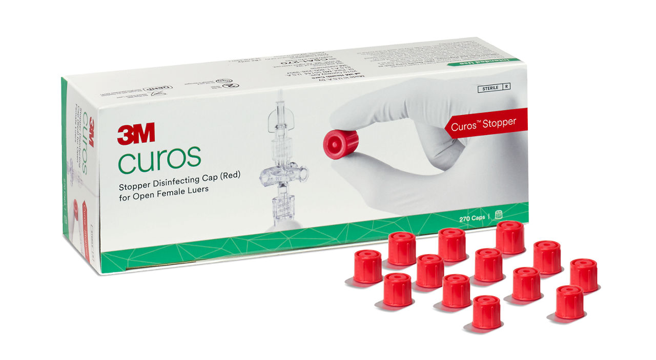 Tampa Protetora 3M™ Curos™ Stopper para Luer Fêmea