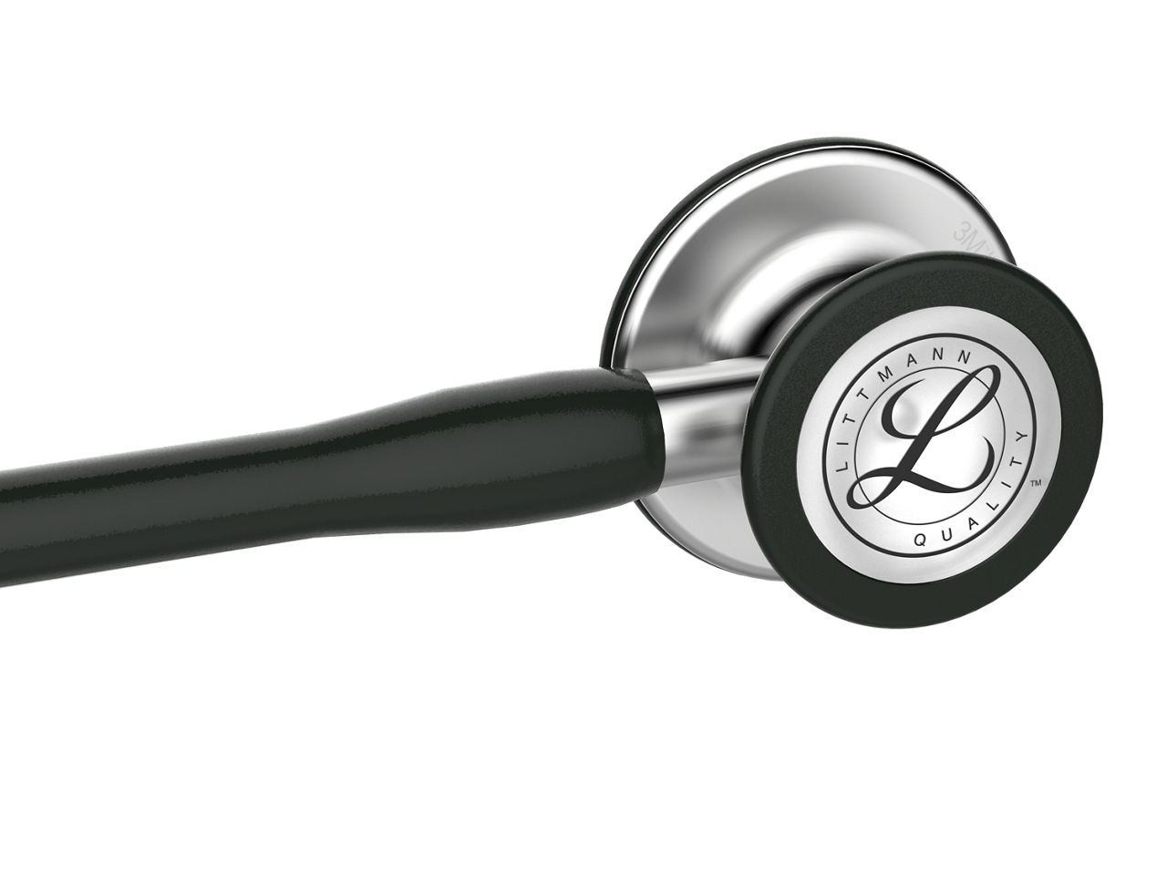 3M™ Littmann® Cardiology IV™ Stethoscope, Standard-Finish Chestpiece, Black Tube, 6152