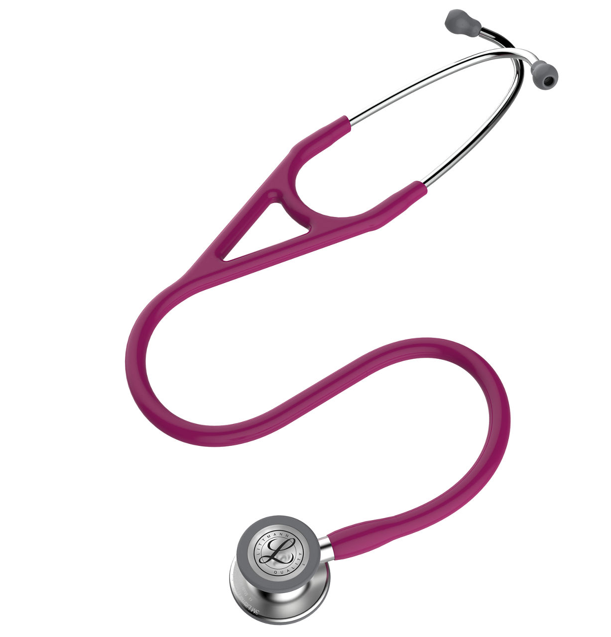 3M™ Littmann® Cardiology IV™ Stethoscope, Standard-Finish Chestpiece, Raspberry Tube, 6158