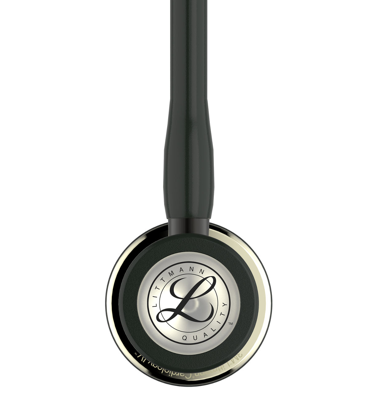 3M™ Littmann® Cardiology IV™ Stethoscope, Champagne Chestpiece, Black Tube, Smoke Stem/Headset, 6179