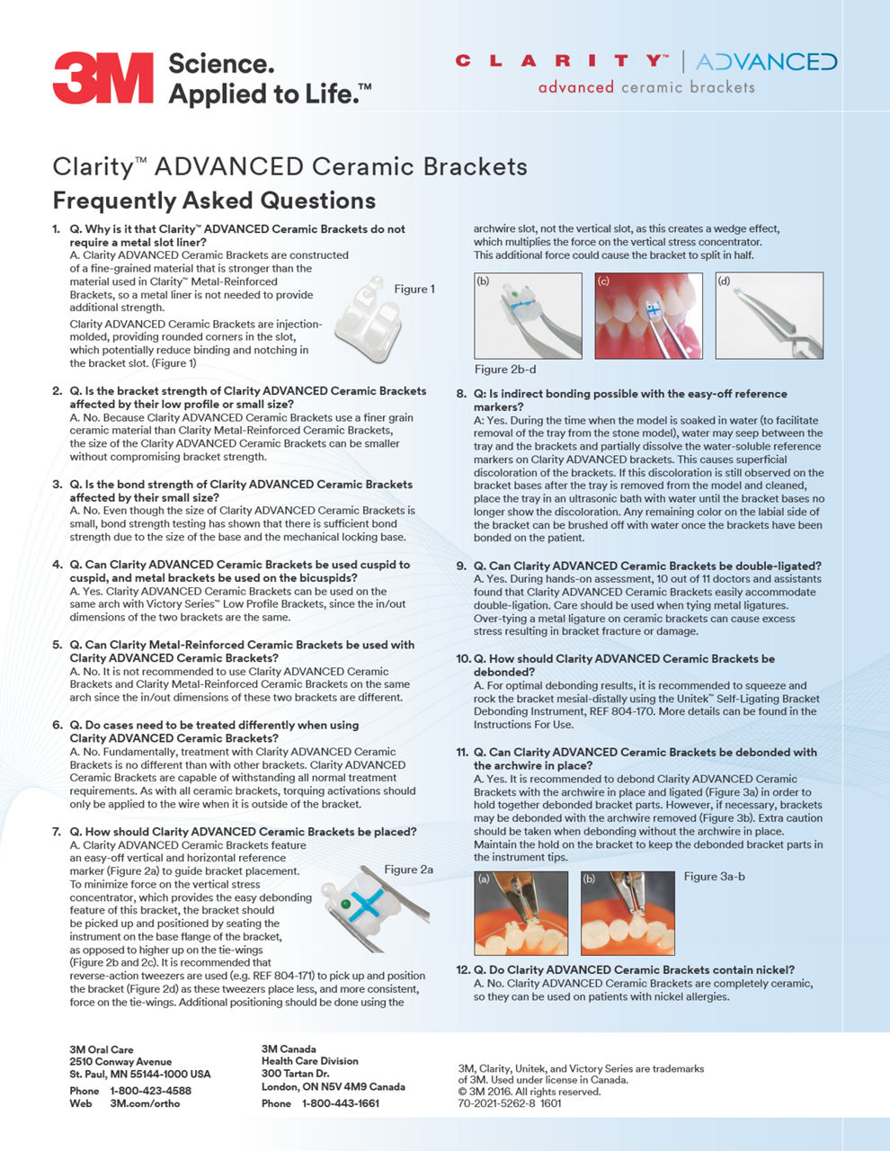 Clarity™ ADVANCED Ceramic Brackets 