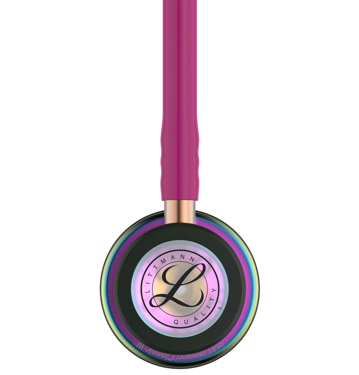 3M™ Littmann® Classic III™ Stethoscope, Rainbow-Finish, Raspberry Tube, 5806