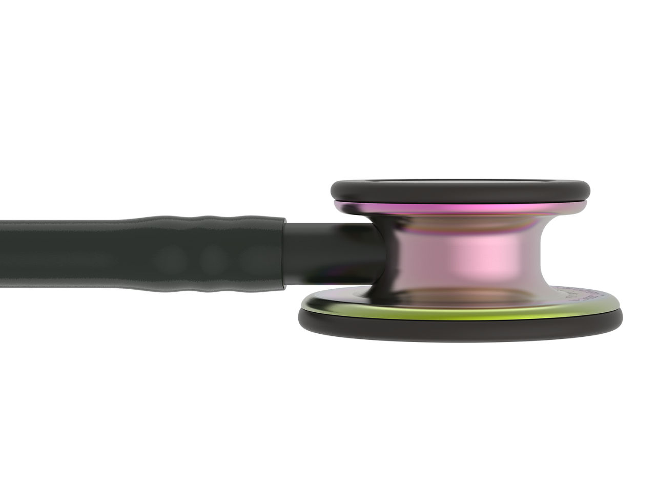 3M™ Littmann® Classic III™ Stethoscope, Rainbow-Finish Chestpiece, Black Tube, 5870