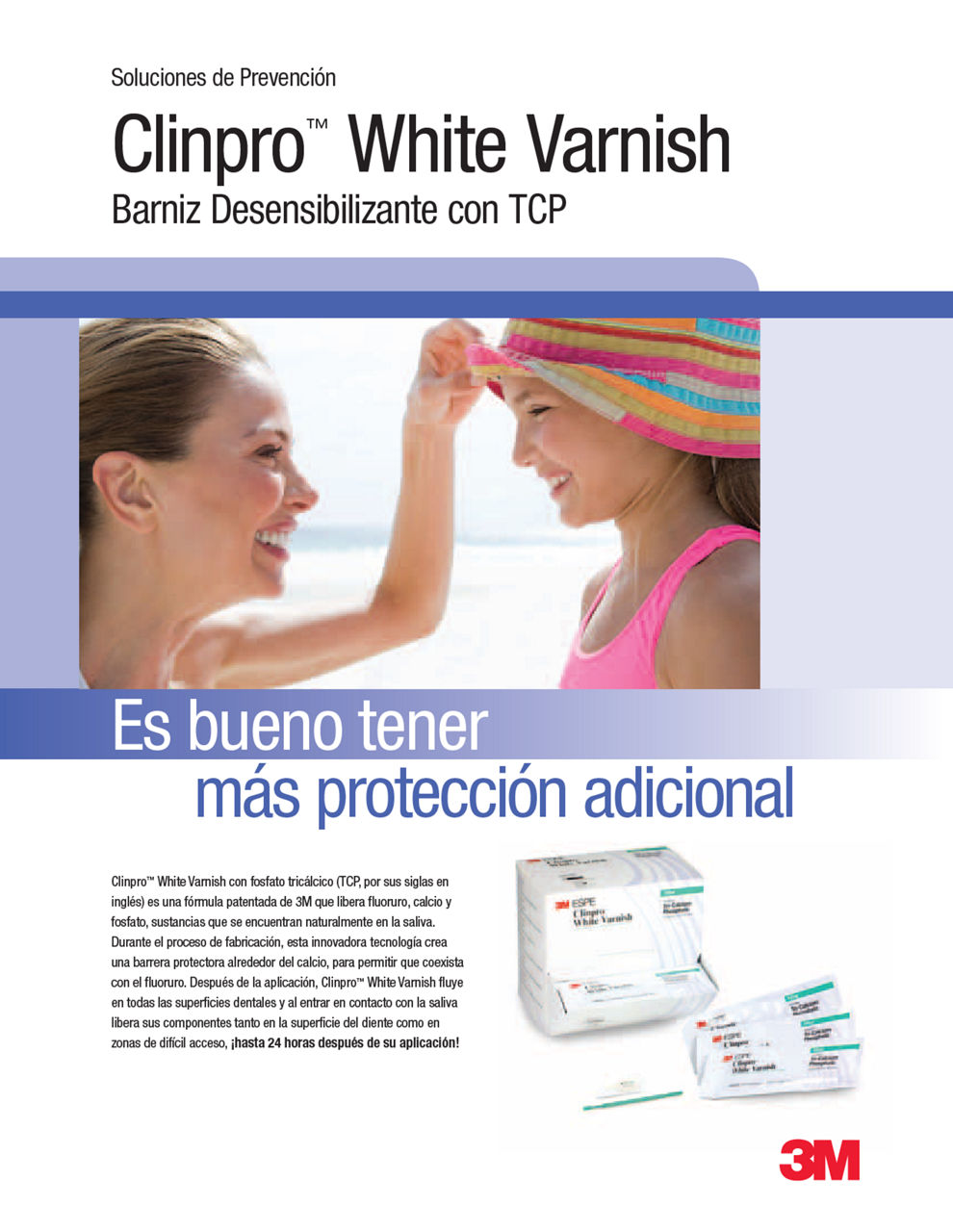 Hoja de venta de Clinpro White Varnish