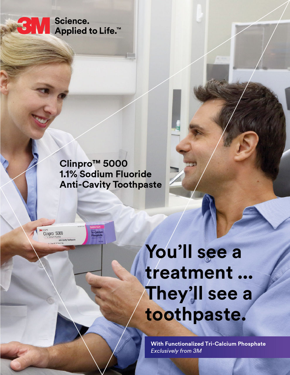 3M™ Clinpro™ 5000 1.1% Anti-Cavity Toothpaste You'll See a Treatment