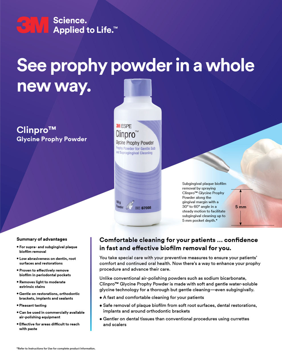 See prophy powder in a whole new way.