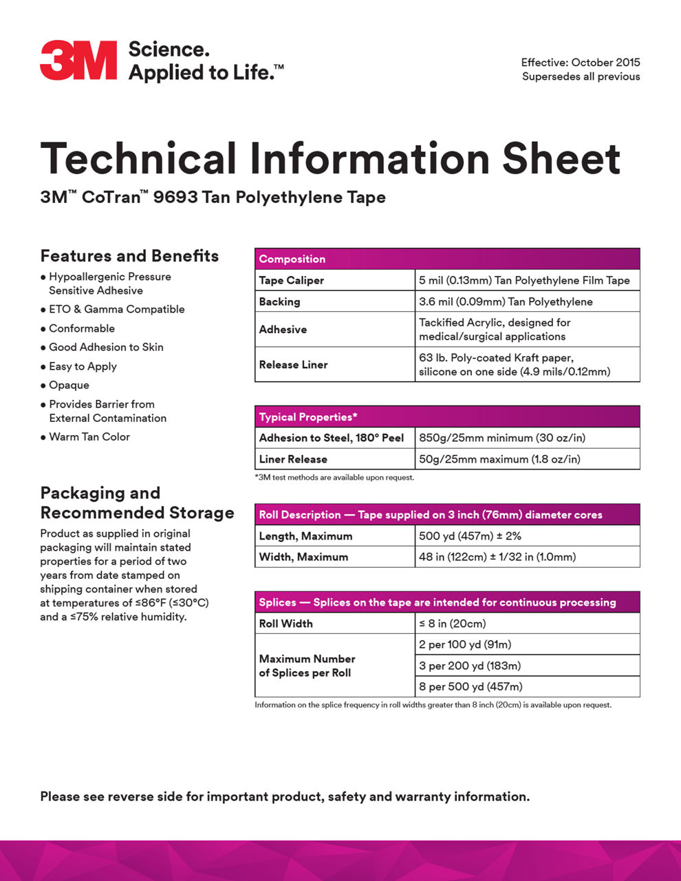 Technical Information Sheet 