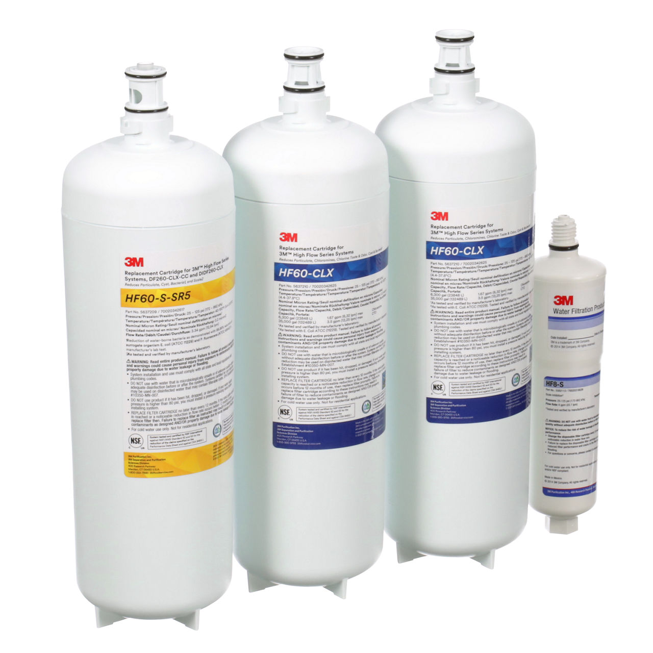 3M™ High Flow CLX Water Filtration system and cartridges, DF260-CLX