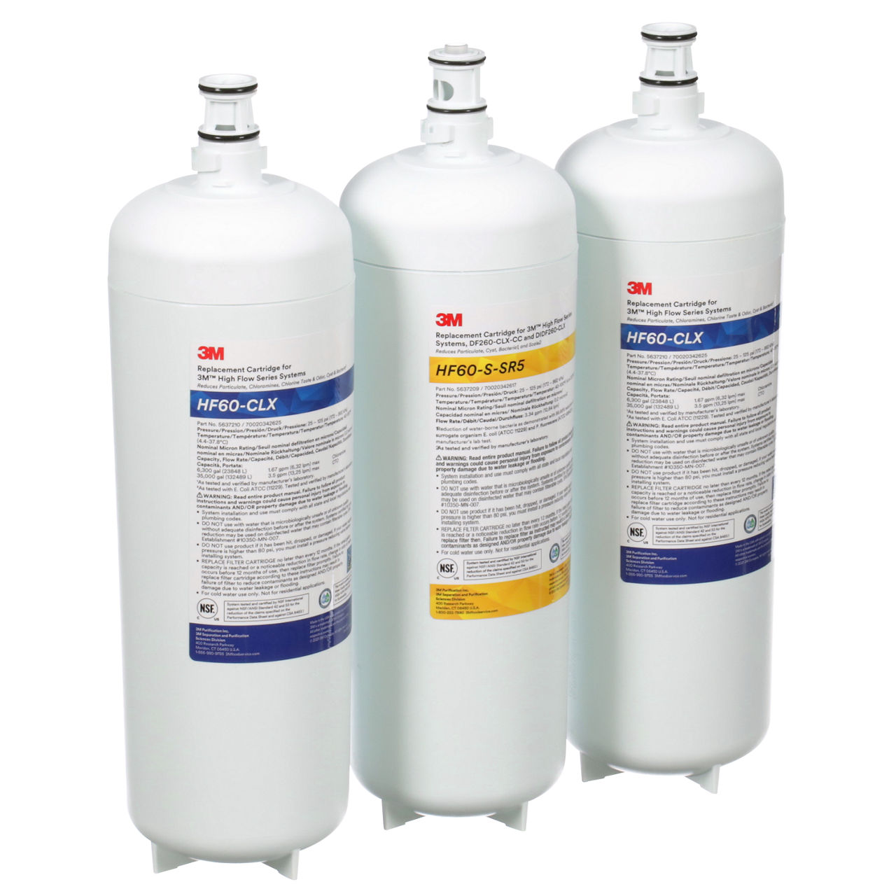 3M™ High Flow CLX Water Filtration system and cartridges, DIDF260-CLX